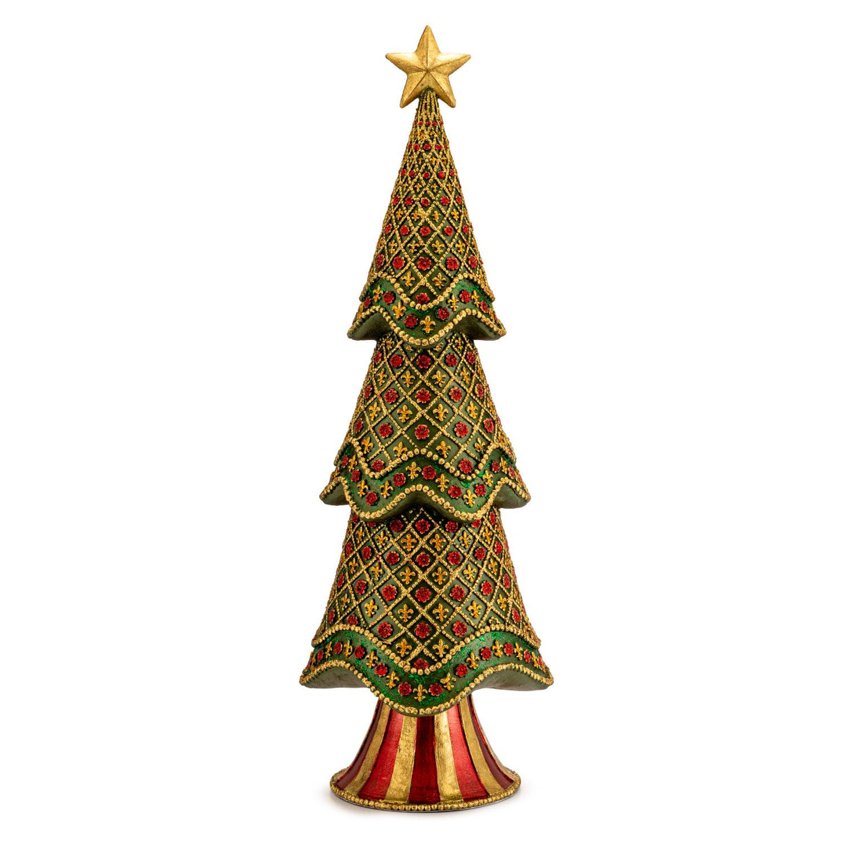 PALAIS ROYAL Albero di Natale Decorazione Natalizia 43cm Verde Resina