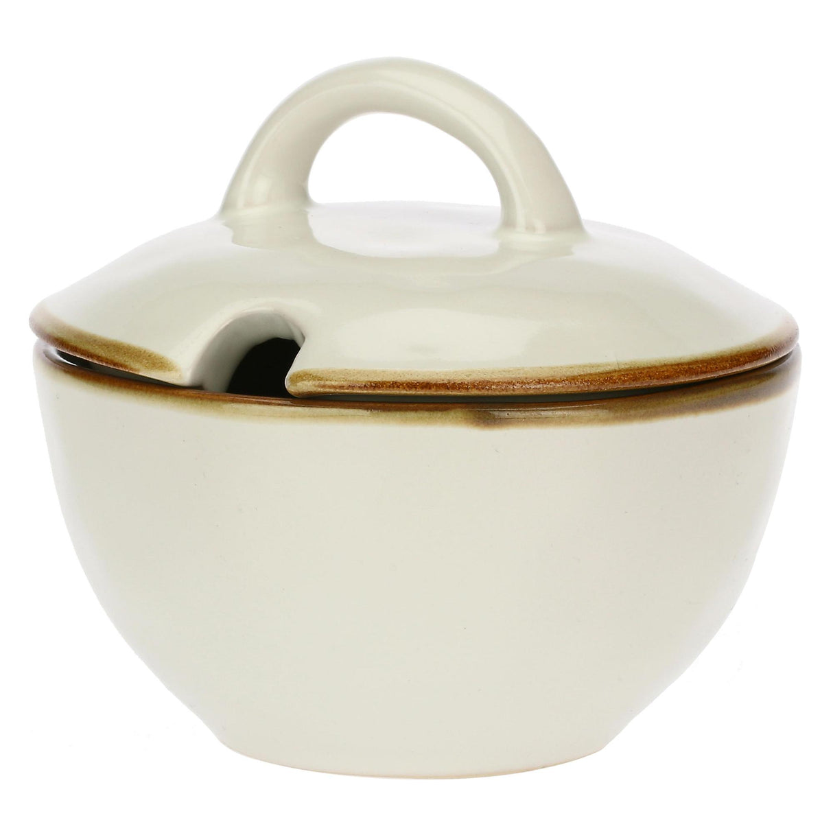 ROSE & TULIPANI Concerto Zuccheriera Avorio 250ml Stoneware