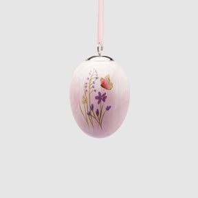 Ovetto di Pasqua EDG in porcellana decorata 5,5x7,5 cm