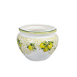Vaso portapiante Brandani in ceramica decoro Limoni 29x39 cm