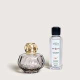 LAMPE BERGER Lampada Catalitica Cofanetto Rosalie Grigio con Flacone 250ml Pétillance Exquise