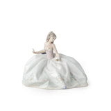 LLADRO' Figurina Dama 16x20cm Porcellana