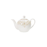 Teiera Excalibur Brandani in porcellana con decoro natalizio 14 cm