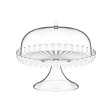 GUZZINI Alzata con Campana Dolcevita Piccola Bianco Trasparente 27x31cm Plastica Bio-Based