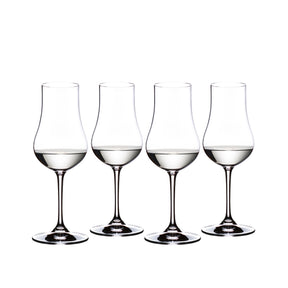 Set 4 bicchieri Aquavit Riedel in cristallo trasparente 200 ml