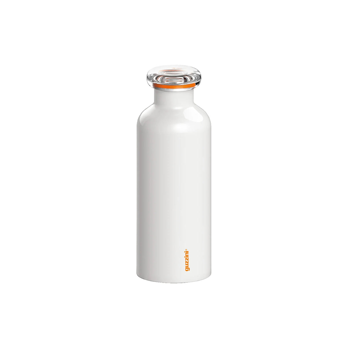 GUZZINI Energy Bottiglia Termica da Viaggio On The Go M 500ml Bianco Acciaio Inox