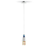 LLADRO' Lampadario Belle De Nuit con Litofania e Lacrime Multicolore 170x11cm Porcellana