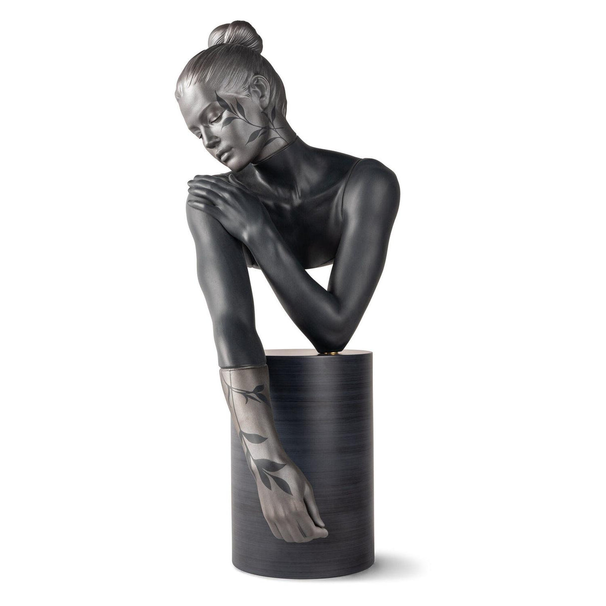 LLADRO' Scultura Riflessi Della Natura Lei 55x23cm Porcellana