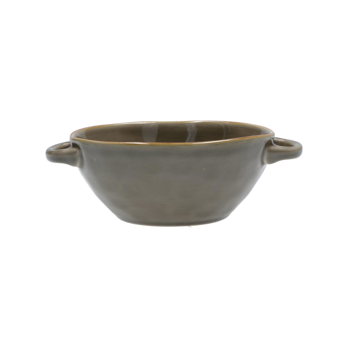 ROSE &amp; TULIPANI Dove Gray Soup Bowl 600c with Handles