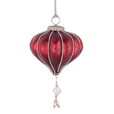 BIZZOTTO Pendaglio Sfera in Vetro per Albero di Natale 9,5cm Valiant Rosso