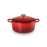 LE CREUSET Cocotte Rotonda Evolution 24cm Ciliegia Ghisa Vetrificata
