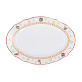 LA PORCELLANA BIANCA Christmas Edition Vassoio Piatto Ovale 32cm