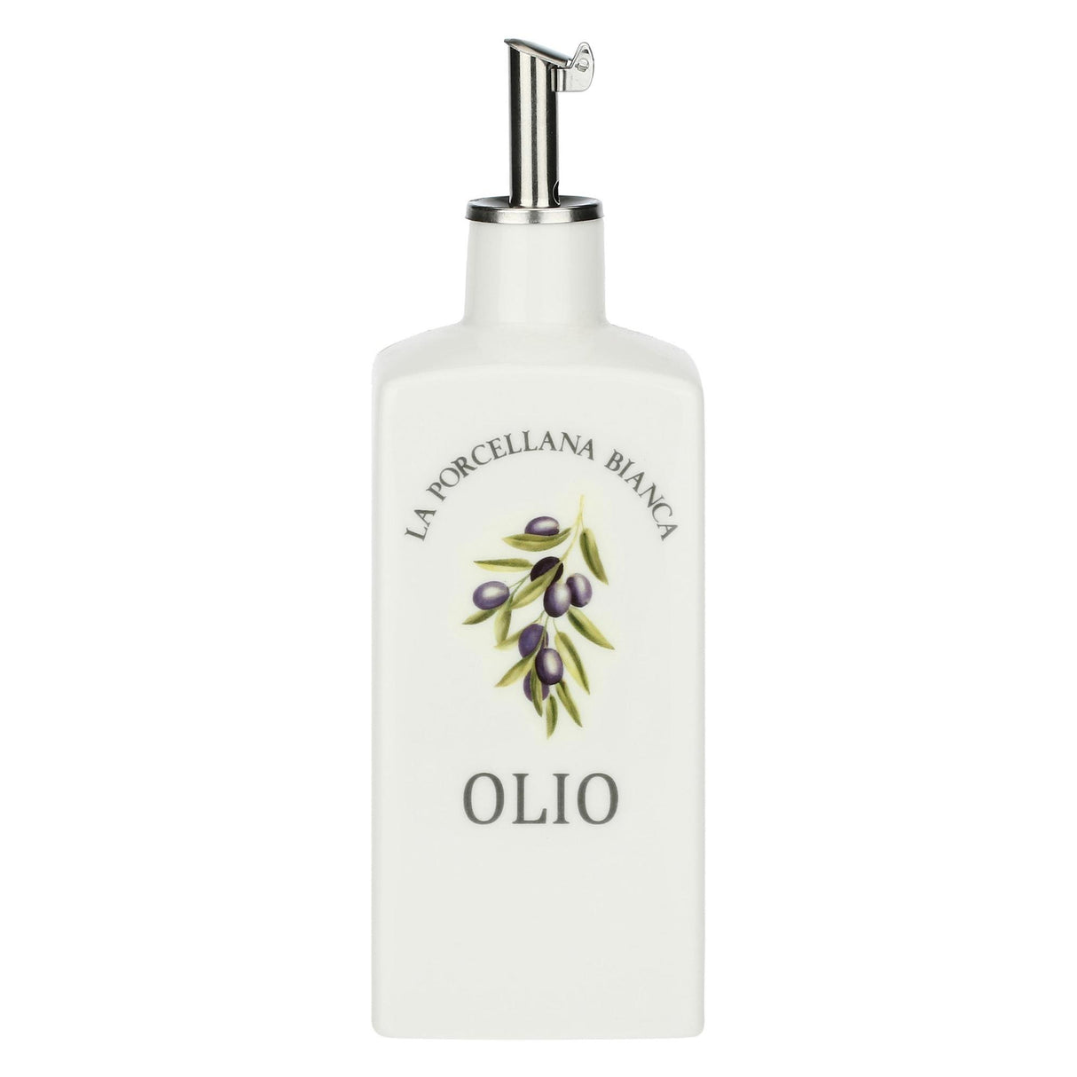 LA PORCELLANA BIANCA Conserva Oliera Deco 250ml Bianco Porcellana
