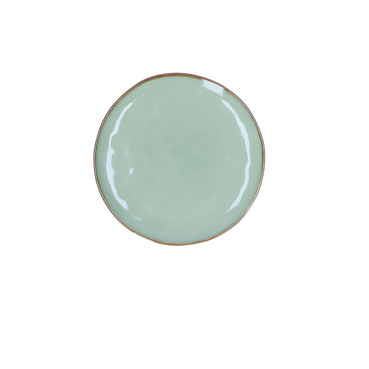 ROSE & TULIPANI Concerto Piatto Frutta Te' Verde 21cm Stoneware