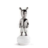 LLADRO' Figurina The Silver Guest Modello Piccolo 30x11cm Porcellana