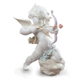 LLADRO' Figurina Diretto Al Cuore 26x24cm Porcellana