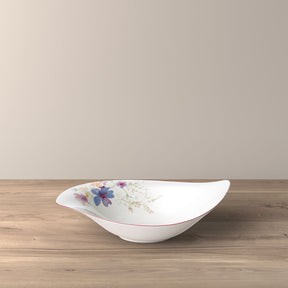 Insalatiera Mariefleur Villeroy & Boch in porcellana con decori floreali 36 cm