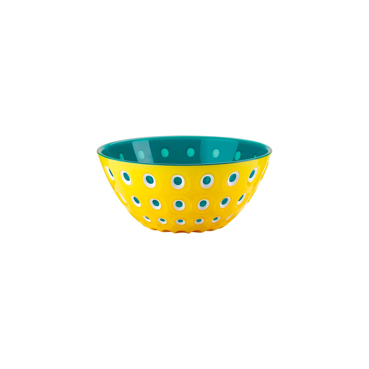 GUZZINI Le Murrine Ciotola Insalatiera 20cm Giallo Verde Acqua Plastica