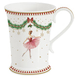 EASY LIFE Magie de Noel Tazza Caffè Mug Natalizia 300ml Porcellana