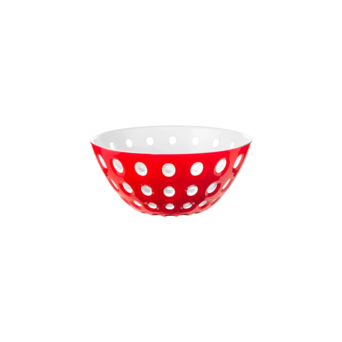 GUZZINI Le Murrine Ciotola Insalatiera 20cm Bianco Rosso Plastica