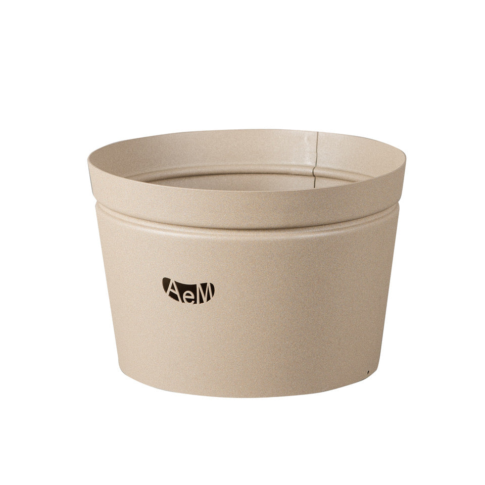 ARTI & MESTIERI Vaso Portalampada Beige 37x25cm