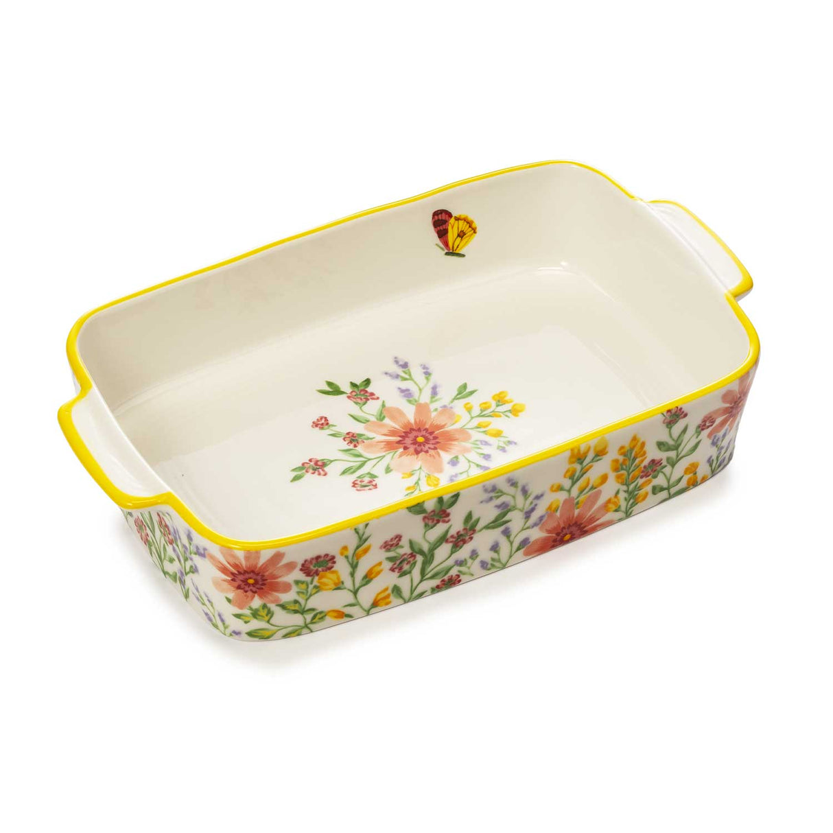 PALAIS ROYAL Bouquet Pirofila Rettangolare 35x20cm Porcellana