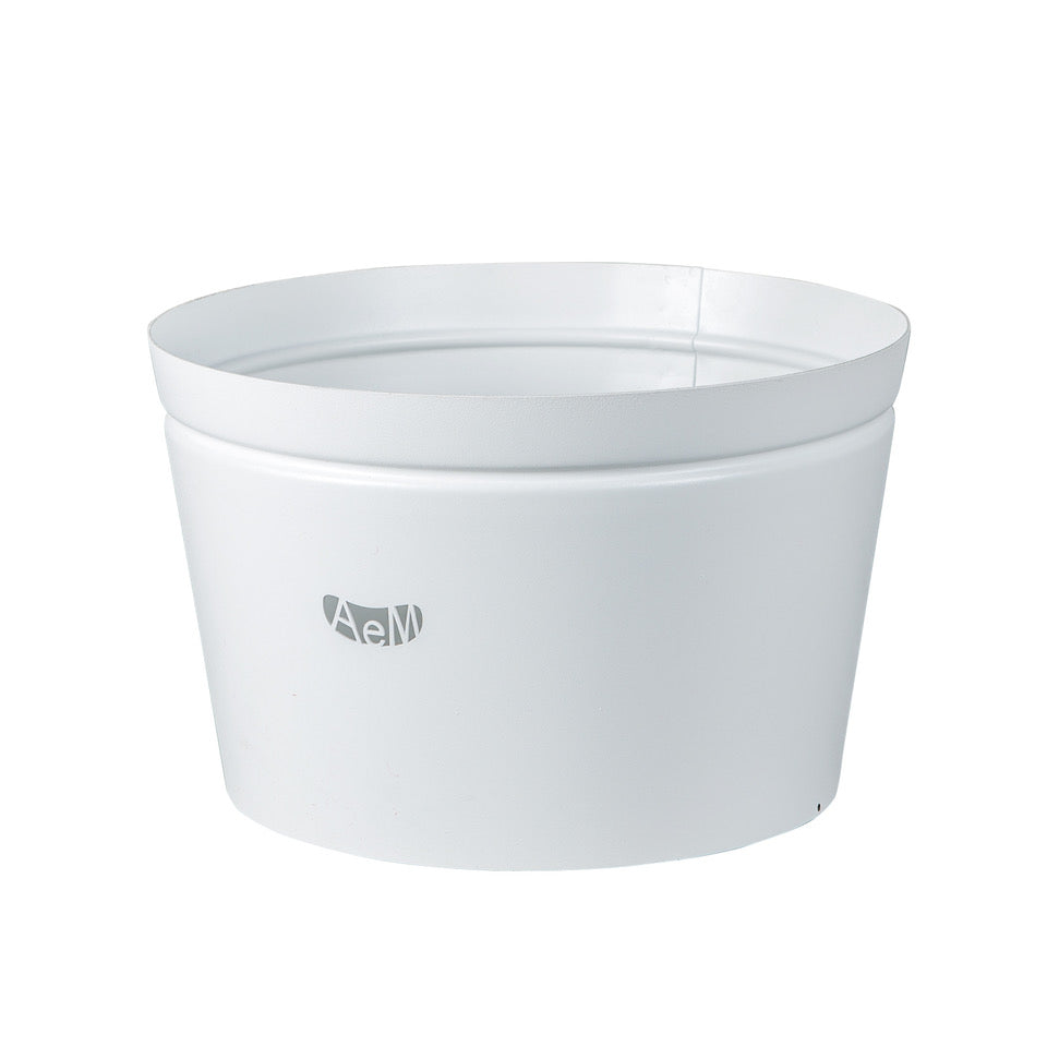 ARTI & MESTIERI Vaso Portalampada Bianco 37x25cm