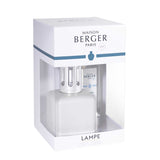LAMPE BERGER Lampada Catalitica Cofanetto Glacon Bianco con Flacone 250ml Délicat Musc