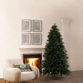Albero di Natale Cristallo EDG in PE e PVC folto 210x124 cm