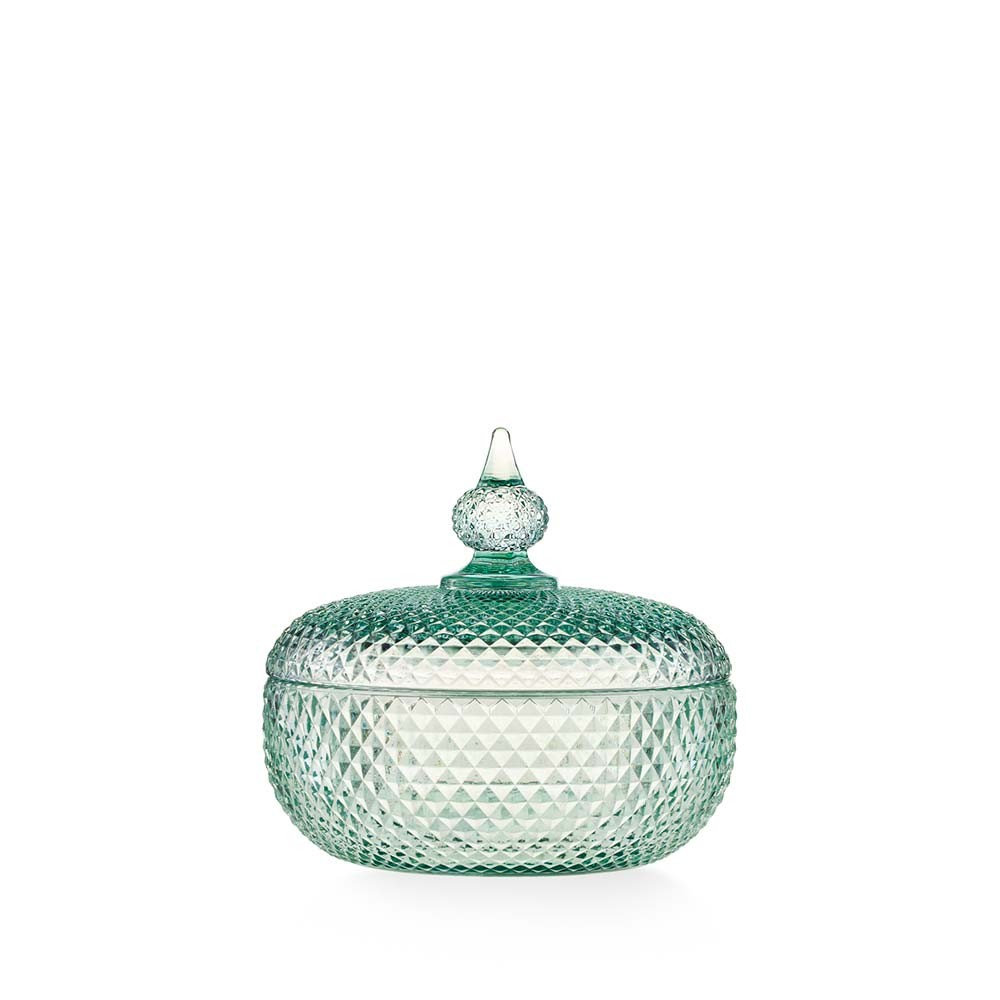 EMÒ ITALIA Convivium Scatola Porta Oggetti Verde 12,5X14cm Vetro