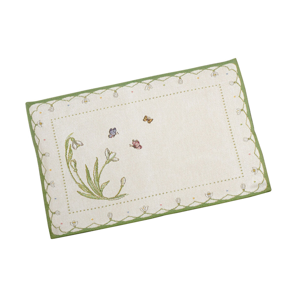 VILLEROY &amp; BOCH Colorful Spring Gobelin Placemat Snowdrop 32x48cm Easter
