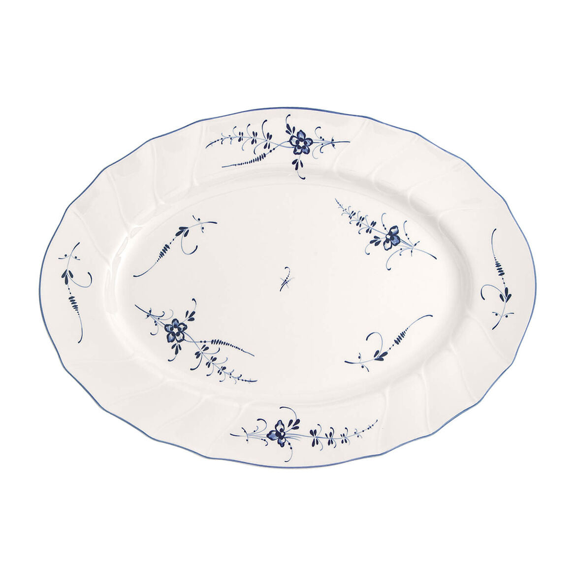 VILLEROY & BOCH Vieux Luxembourg Piatto Ovale 43cm Porcellana