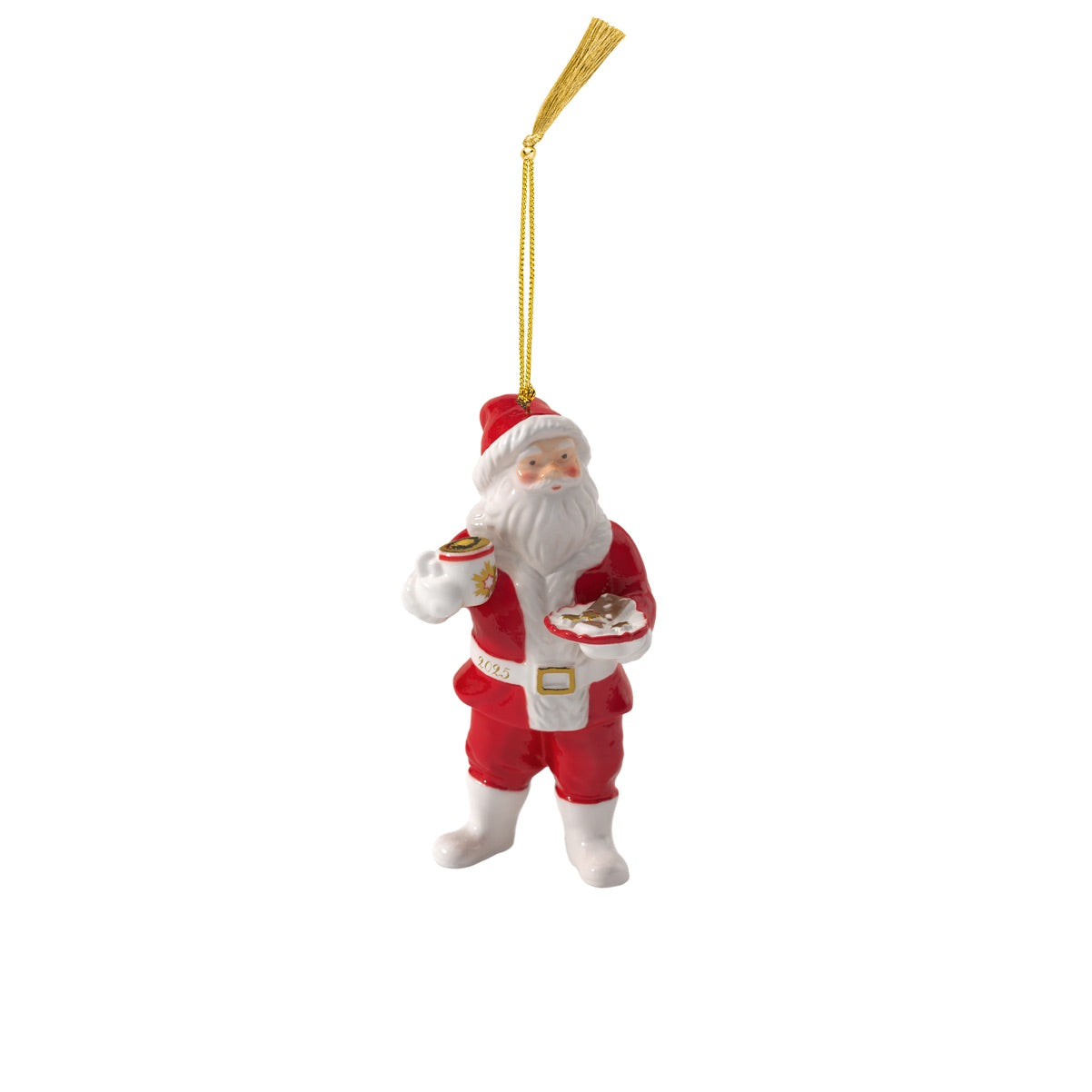 VILLEROY & BOCH Christmas Classics Edizione 2025 Addobbo Babbo Natale 11cm Porcellana