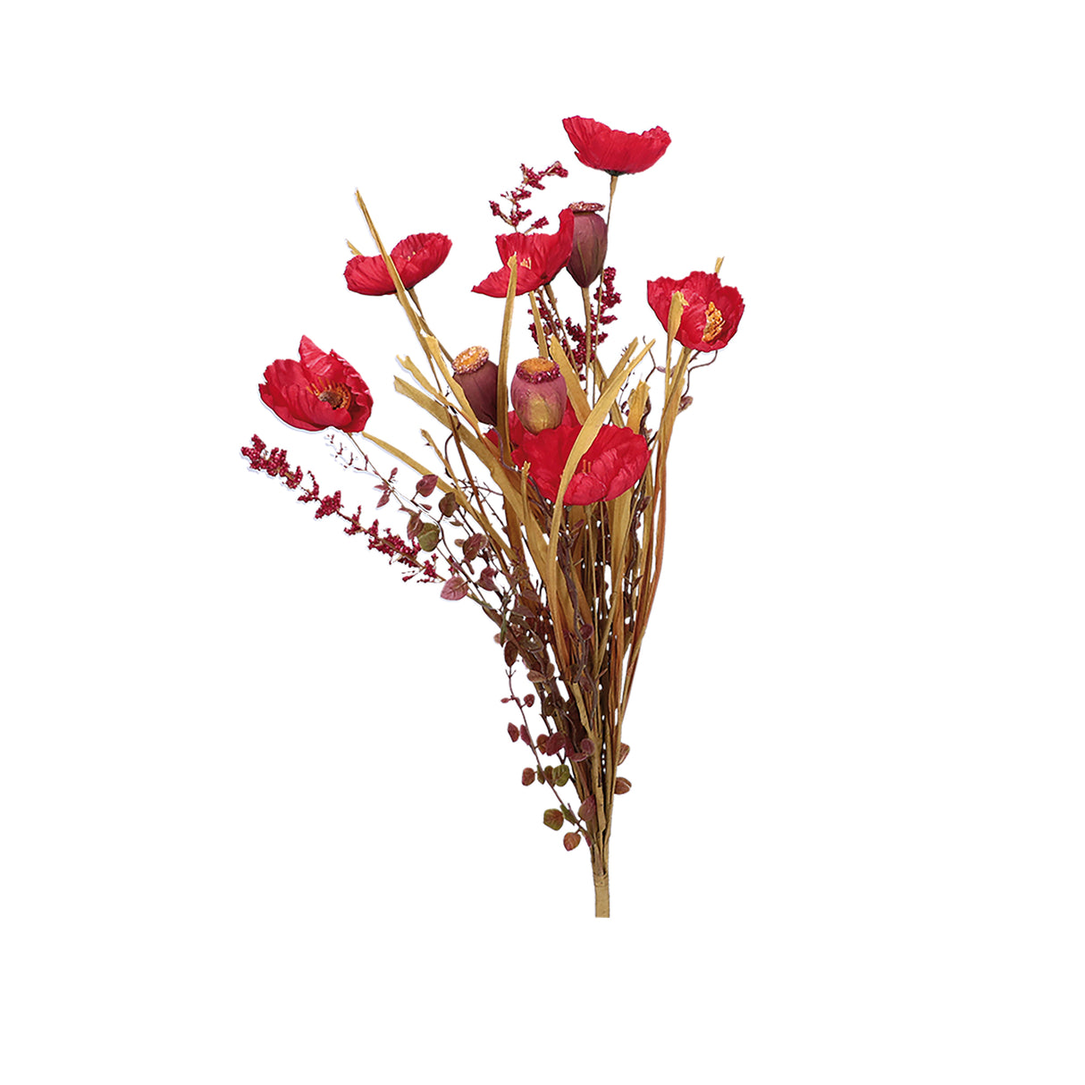 RITUALI DOMESTICI - Bouqet Sintetico Rosso Dorotea H50cm
