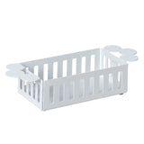 ARTI & MESTIERI Porta Bicchieri Old Bianco Marmo 12x28cm