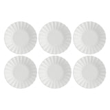 LA PORCELLANA BIANCA Ducale Piatto Fondo Set 6 Pezzi 22cm Bianco