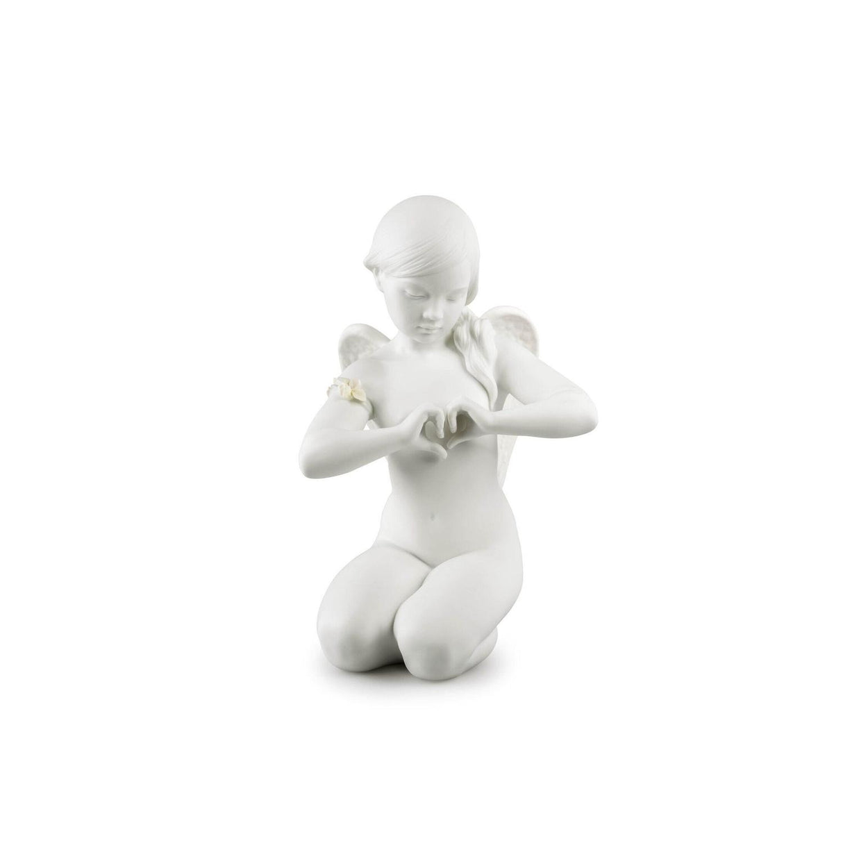 LLADRO' Figurina Angelo Cuore Celestiale 29x20cm Porcellana