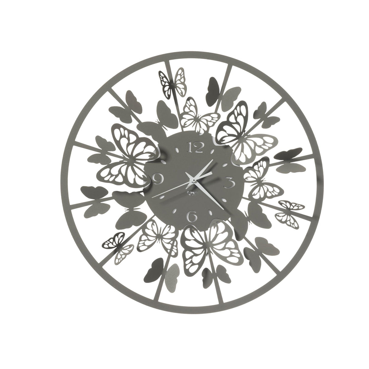 ARTI & MESTIERI Orologio da Parete di Design Sfarfallio Piccolo Fango