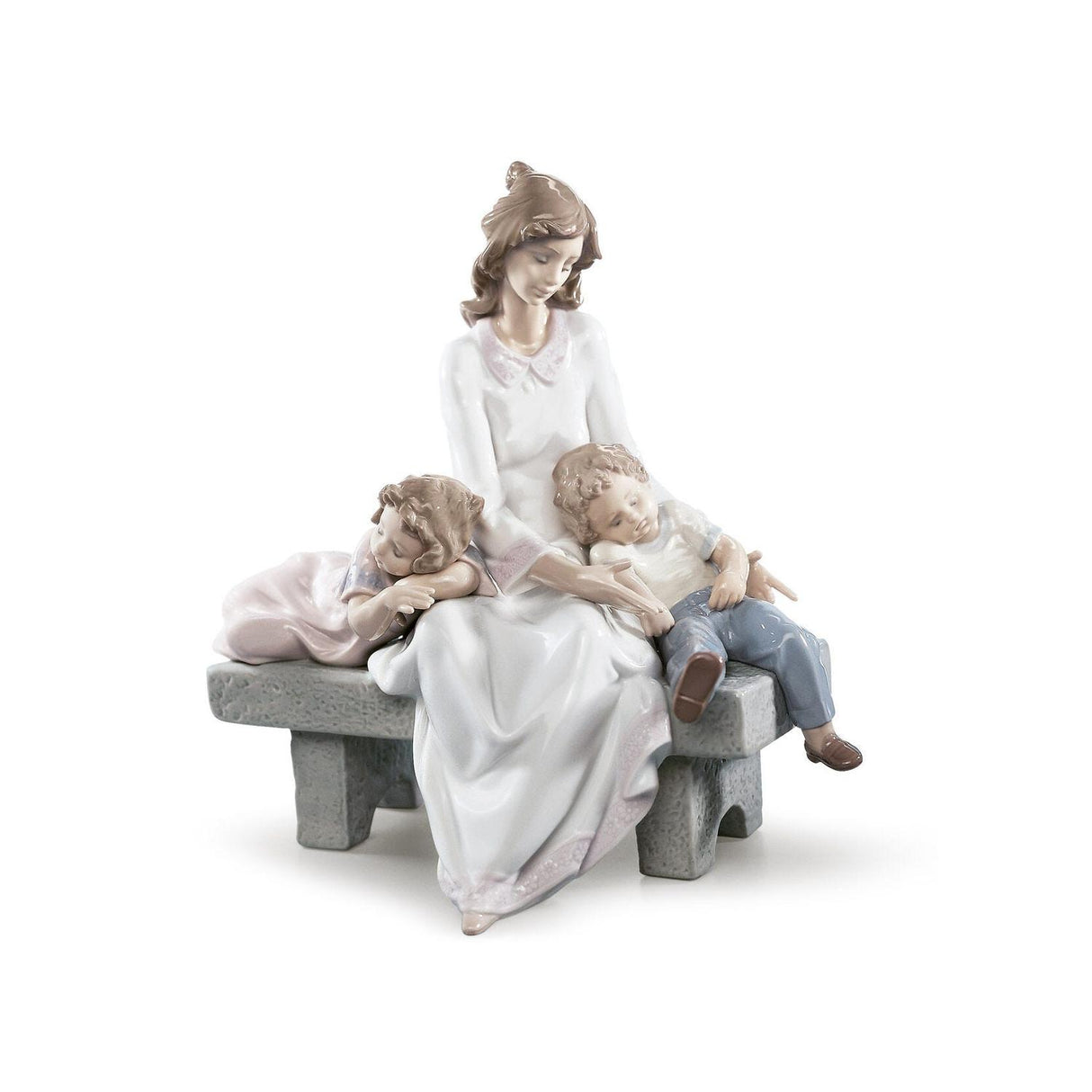 LLADRO' Figurina Madre Stanchi di Giocare 29x30cm Porcellana