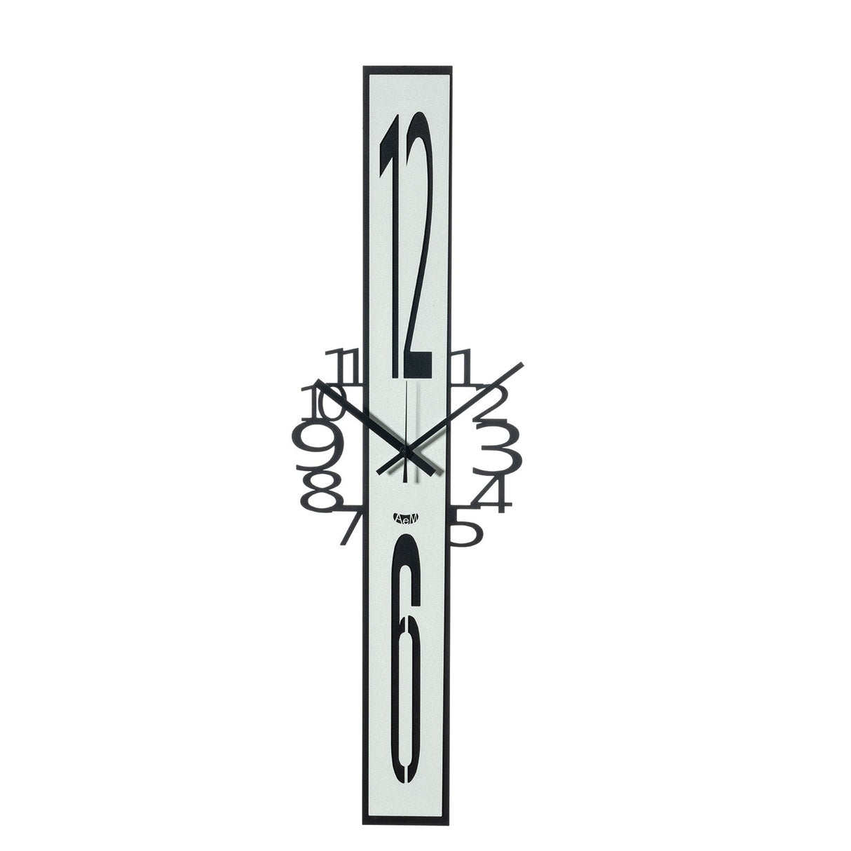 ARTI & MESTIERI Orologio da Parete Moderno Jody Nero E Bianco Marmo