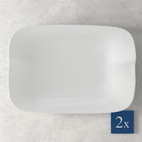 VILLEROY & BOCH Pasta Passion Piatto Lasagne Set 2 Pezzi 32x22cm Porcellana