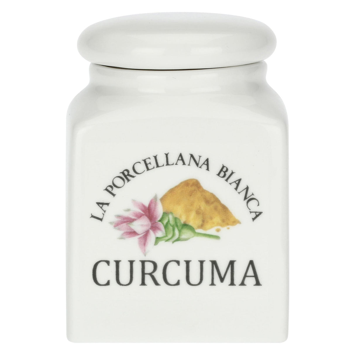 LA PORCELAINA BIANCA Preserve Turmeric Container Jar 175cc