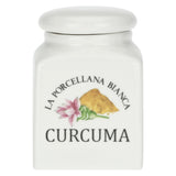 LA PORCELAINA BIANCA Preserve Turmeric Container Jar 175cc