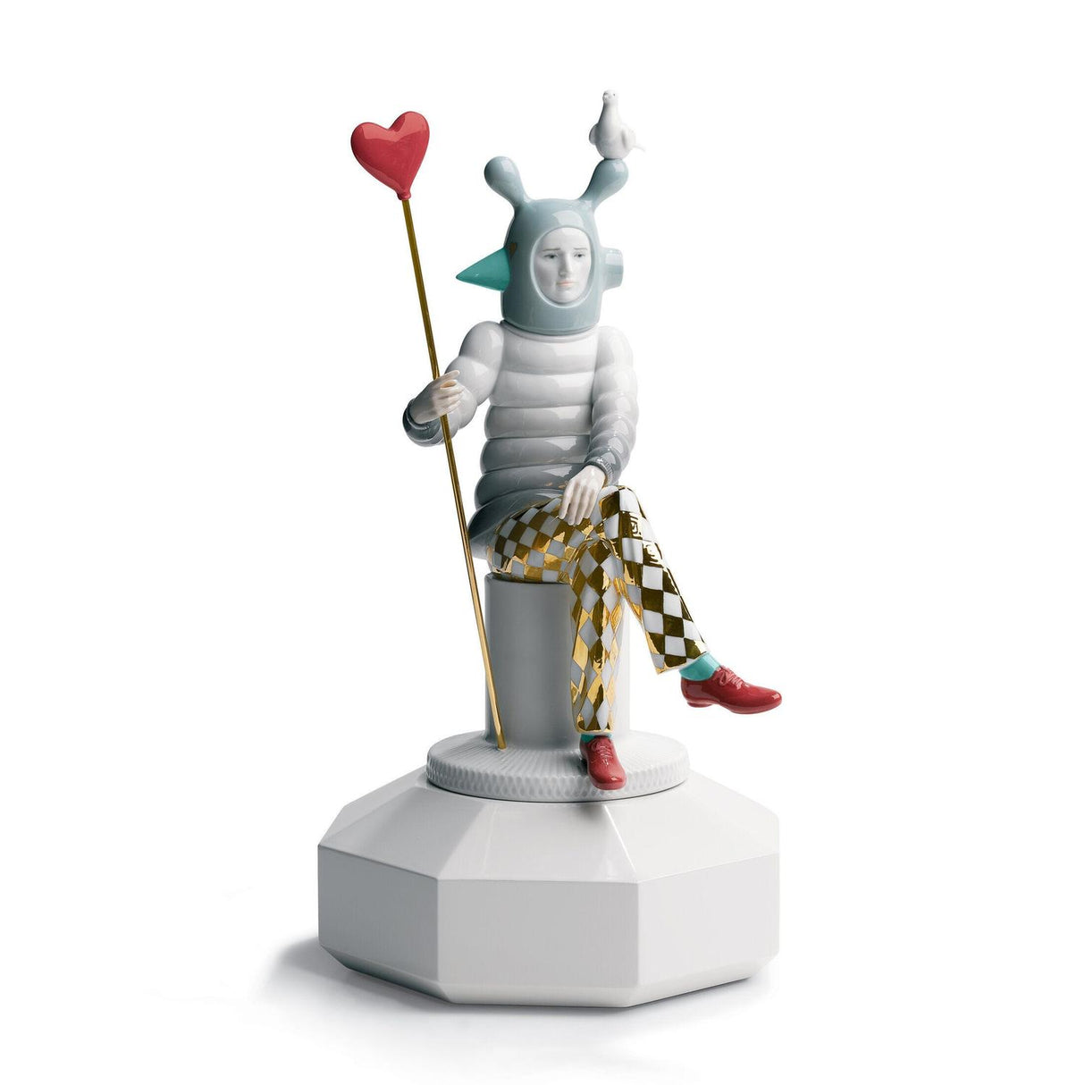LLADRO' Scultura The Lover II By Jaime Hayon 38x22cm Porcellana