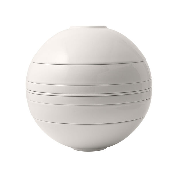 VILLEROY & BOCH Iconic La Boule Servizio Tavola Piatti Porcellana Bianco