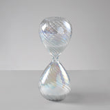 MASCAGNI CASA Clessidra 20cm 30 Minuti in Vetro Perlato
