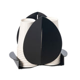 ARTI & MESTIERI Porta Bicchieri Ficus Nero