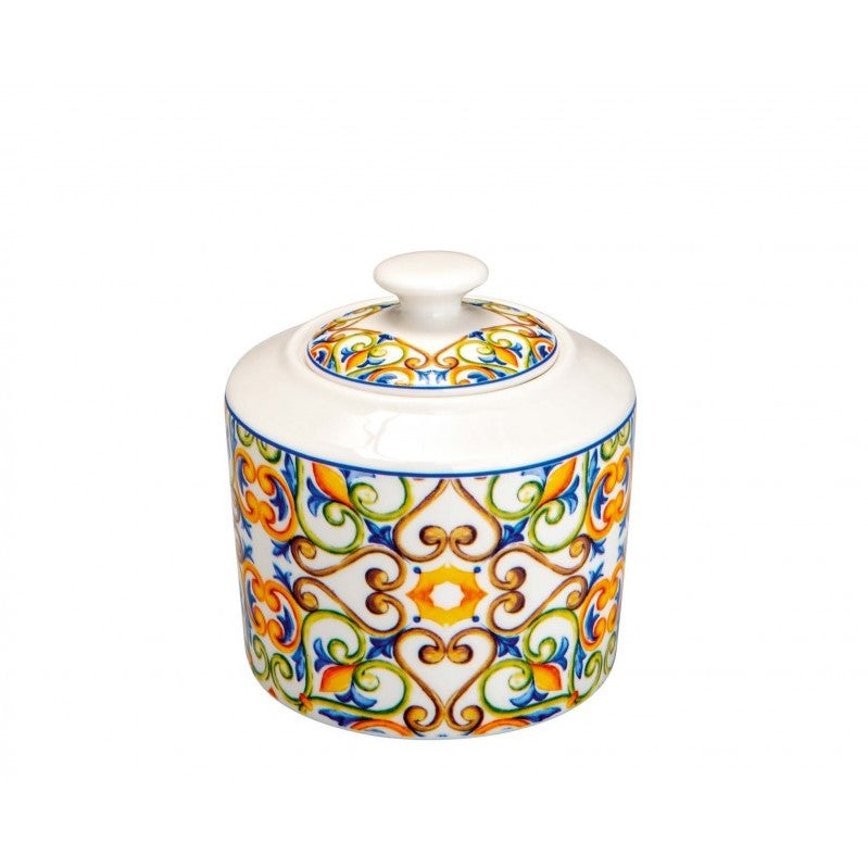 BRANDANI - Medicean sugar bowl New Bone China 10x7cm 250gr Porcelain
