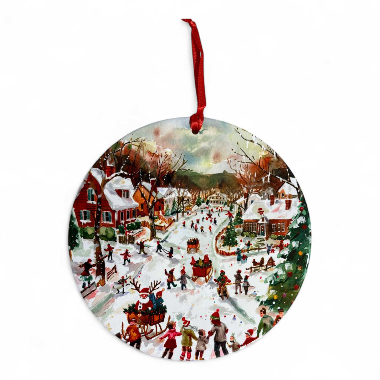 PALAIS ROYAL Sottopentola Natalizio in Ceramica e Sughero 21 cm Decorazione di Natale