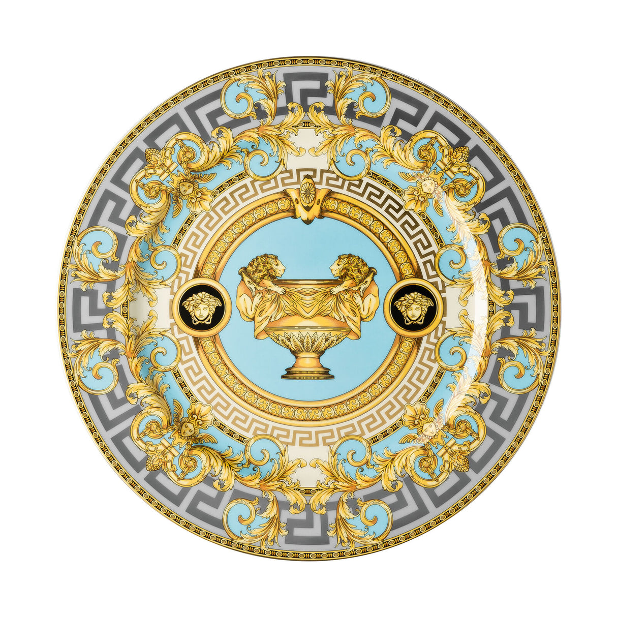 VERSACE Prestige Gala Bleu Placeholder Plate 30cm Porcelain
